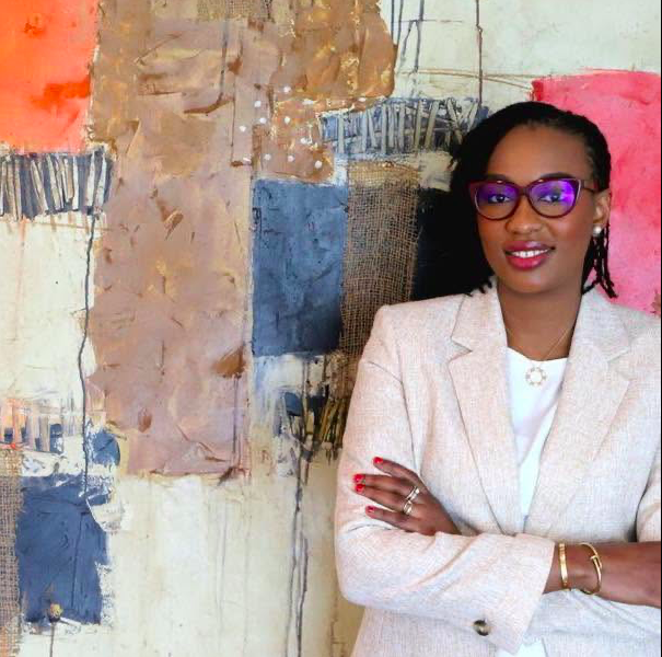 Kadija Sangho, a passionate collector of contemporary African art.